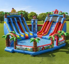 Pool3-230 Водный парк с тематикой Angry Birds