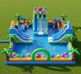Pool3-231 Водный парк с тематикой Baby Shark