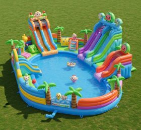 Pool3-250 Водный парк с бассейном в стиле Cocomelon