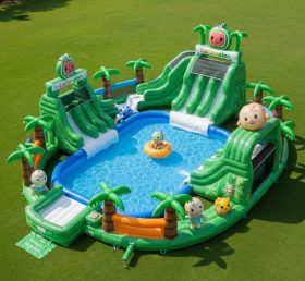 Pool3-251 Водный парк бассейн в стиле Cocomelon