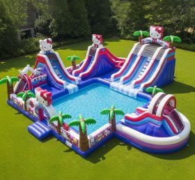Pool3-291 Водный парк бассейн Hello Kitty