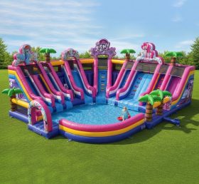 Pool3-332 Водный парк с бассейном в стиле «Мой маленький пони»