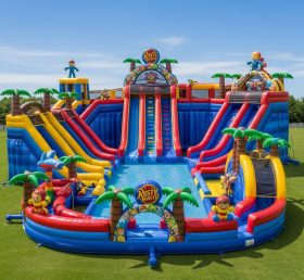 Pool3-363 Водный парк в стиле Расти Риветс