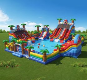 Pool3-388 Водный парк в стиле Супер Марио
