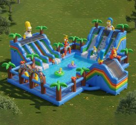 Pool3-396 Бассейн Водный Парк в стиле Симпсонов