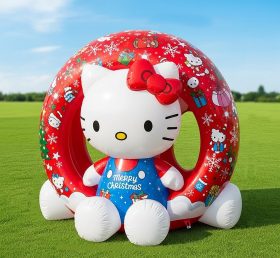 C1-751 Hello Kitty рождественские надувные мультфильмы