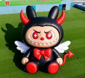 Cartoon3-208 Надувные мультфильмы с персонажем Дьяволом Labubu Pop Mart