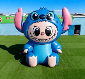 Cartoon3-234 Pop Mart Labubu Чужой Ститч Костюм Надувная Фигурка