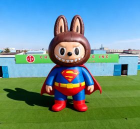 Cartoon3-707 Pop Mart Labubu Супермен Тема Надувной Мультяшный
