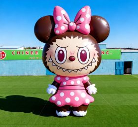 Cartoon3-726 Pop Mart Labubu Минни Тема Надувной Мультфильм
