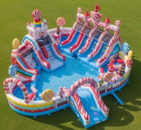 Pool3-436 Водный парк в конфетной тематике