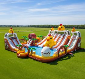 Pool3-441 Водный парк в куриной тематике