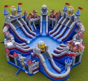 Pool3-482 Водный парк с рыцарской тематикой