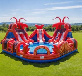 Pool3-486 Водный парк с лобстером