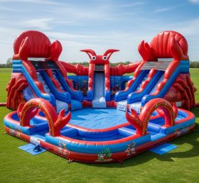 Pool3-487 Водный парк с темой омара
