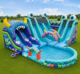 Pool3-496 Водный парк с монстровой тематикой