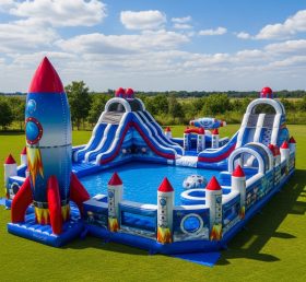 Pool3-522 Водный парк с тематикой ракеты