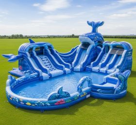 Pool3-545 Водный парк с темой кита