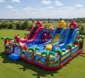 Pool3-559 Водный парк бассейна в стиле Angry Birds