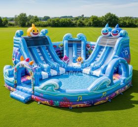 Pool3-561 Водный парк с тематикой Baby Shark