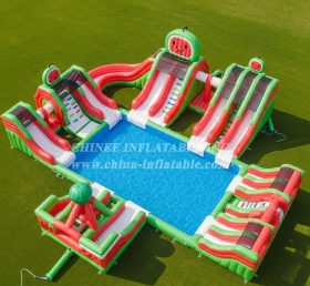Pool3-591 Водный парк бассейна в стиле Cocomelon