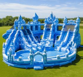 Pool3-603 Водный парк в стиле «Холодное сердце»