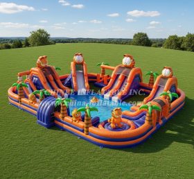 Pool3-605 Бассейн-водный парк в стиле Гарфилда