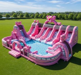 Pool3-664 Водный парк в стиле Розовой Пантеры