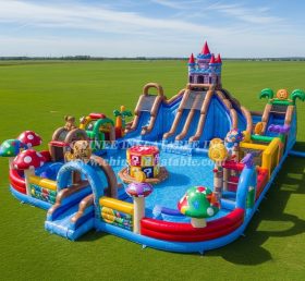 Pool3-703 Бассейн Водный Парк в стиле Супер Марио