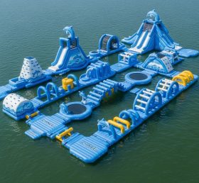 S437 Надувной водный парк в стиле дельфина
