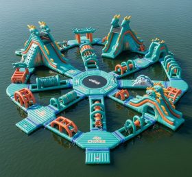 S444 Надувной Водный Парк с Темой Дракона