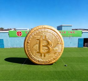 S5-073 Надувная модель монеты Биткоин криптовалюта