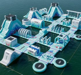 S503 Водный парк надувной с русалочьей тематикой
