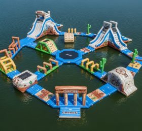 S586 Водный парк надувной в стиле Дикого Запада