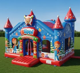 T2-8609 Надувные рождественские замки Blippi