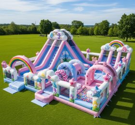 T6-6405 Надувной городок в стиле Care Bears