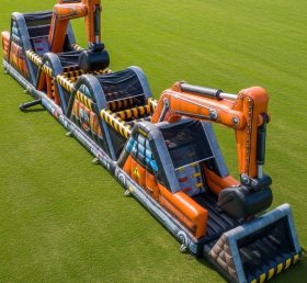 Полоса препятствий надувная в экскаваторной тематике T7-3807