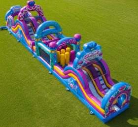 T7-4348 Полоса препятствий надувная в стиле Shimmer & Shine