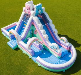 T8-7188 Надувная водная горка в стиле Care Bears