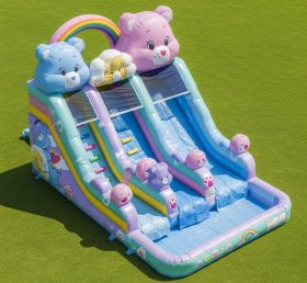 T8-7189 Надувная водная горка в стиле Care Bears
