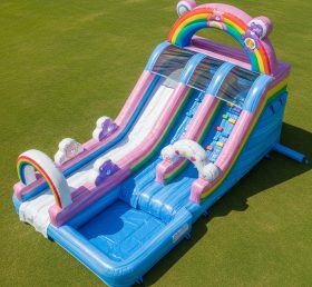 T8-7191 Надувная водная горка в стиле Care Bears