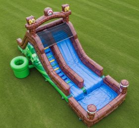 T8-7510 Водная надувная горка в стиле Супер Марио