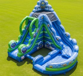 T8-7538 Надувная водная горка в стиле Legend of Zelda