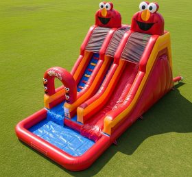 T8-7563 Надувная водная горка в стиле Tickle Me Elmo
