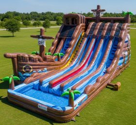T8-8982 Пиратский надувной водный аттракцион