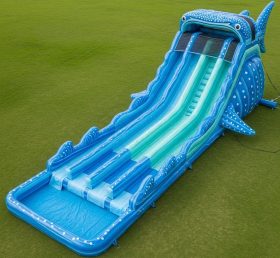 T8-9007 Надувная водная горка Акула
