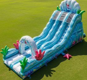 T8-9050 Русалка Надувная Горка