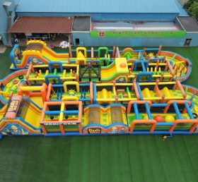 CR2-274 Полоса препятствий гигантская надувная в стиле «Боб-строитель»