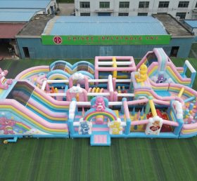 CR2-368 Бег с препятствиями в стиле Care Bears гигантская надувная полоса препятствий
