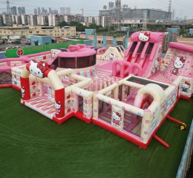 GF3-164 Надувной парк в стиле Hello Kitty